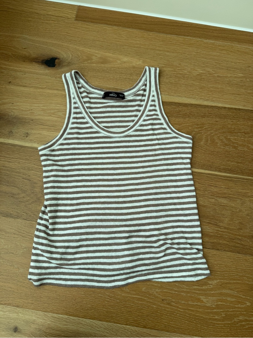 Mango linen tank